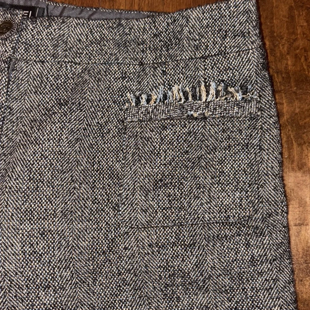 Chanel tweed silk alpaca wool pants